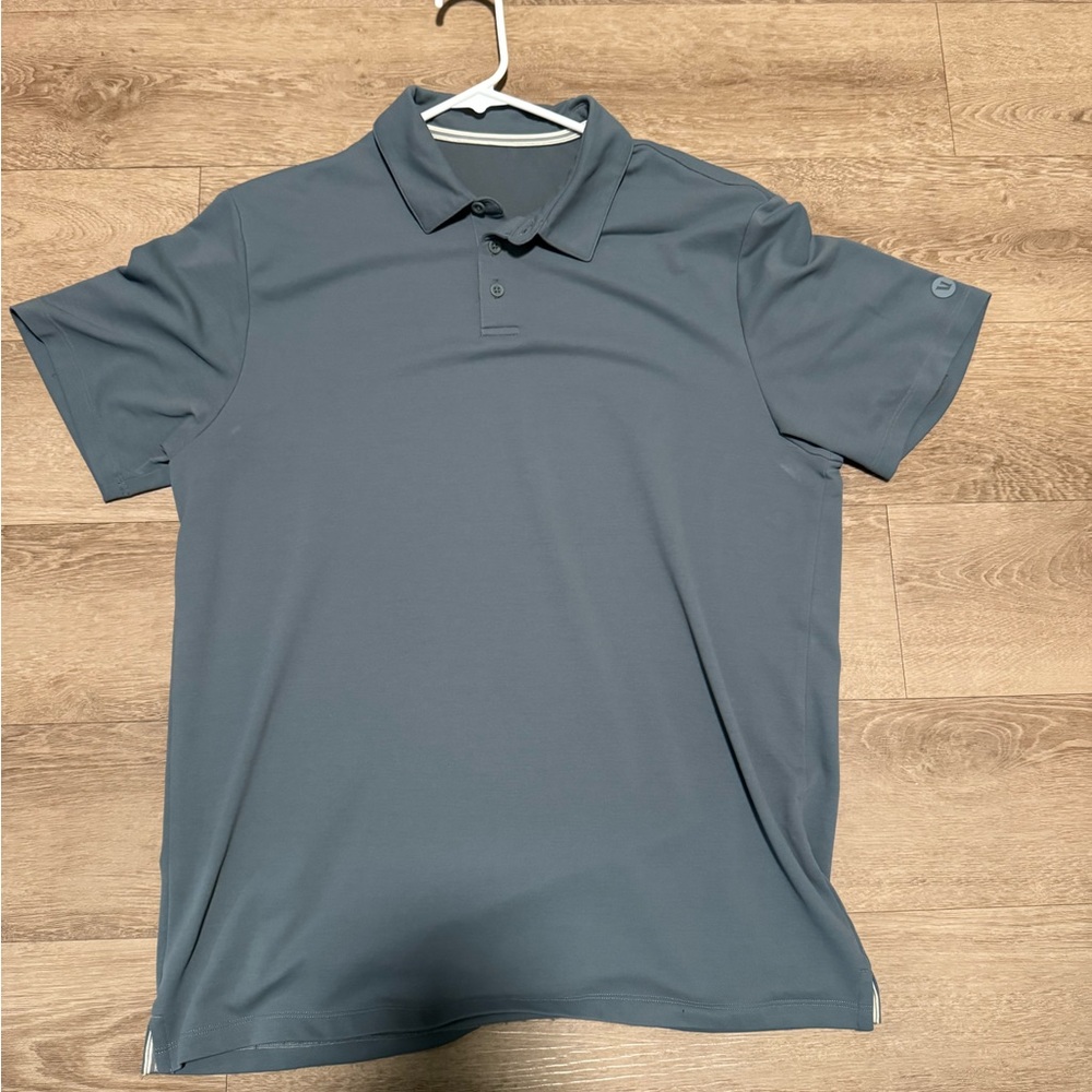 Vuori Green/Gray Men's Polo Shirt